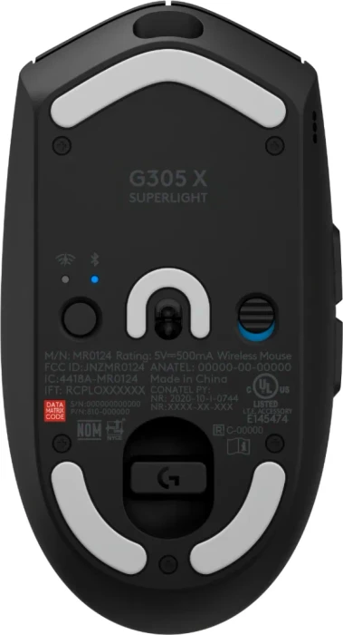Logitech G305 X Superlight Lightspeed, schwarz, USB/Bluetooth