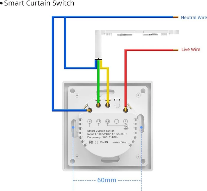 Immax NEO Smart WiFi Switch für Rollläden/Jalousien