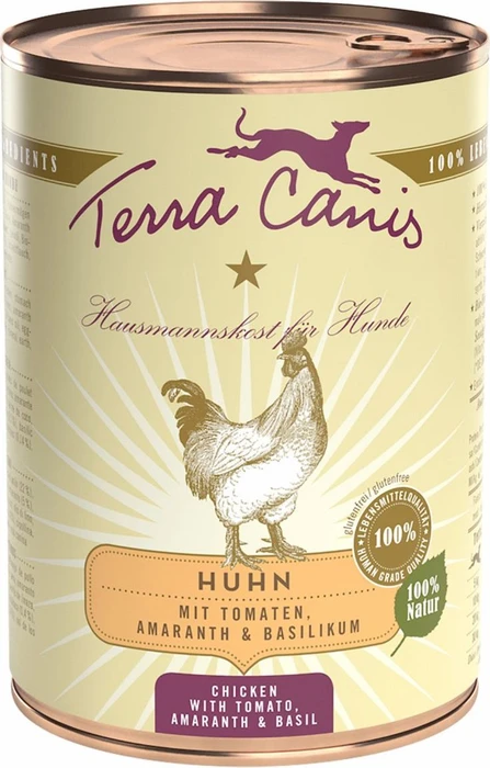 Terra Canis Huhn mit Amaranth, Tomaten und Basilikum, 400g