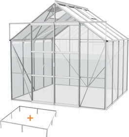 Vitavia Uranus 6700 ESG 3mm Gewächshaus alu