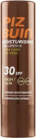 Piz Buin In Sun Lipstick Aloe Vera LSF30, 4.9g