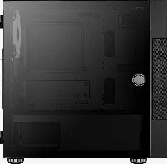 AeroCool Atomic, inkl. GPU-Halterung, Glasfenster
