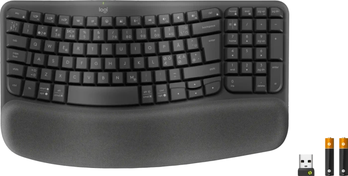 Logitech Wave Keys for Business, Grafit, Logi Bolt, USB/Bluetooth, ND