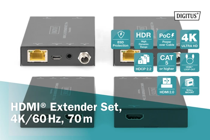 Digitus HDMI Extender Set Extender