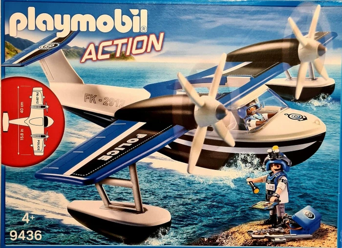 playmobil Action Polizei-Wasserflugzeug