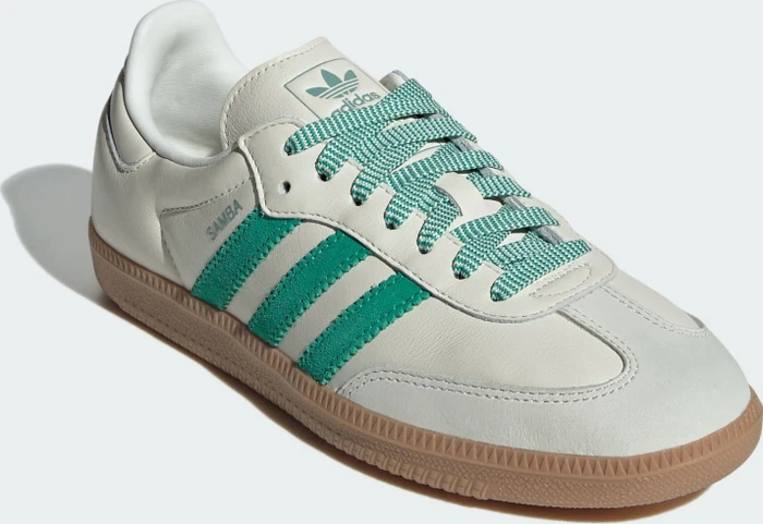 adidas Samba OG off white/court green/hazy green
