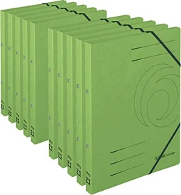 Herlitz Ringbuch 2-Ring Colorspan, 25mm, A4, grün, 10er-Pack