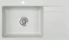 systemceram Stema 86 SL F Einbau Becken links alu
