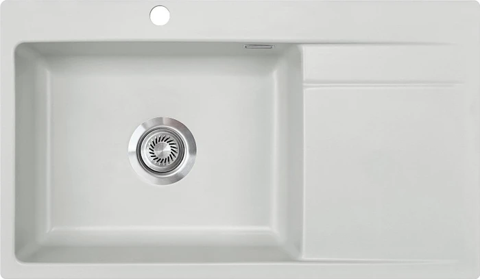 systemceram Stema 86 SL F Einbau Becken links alu