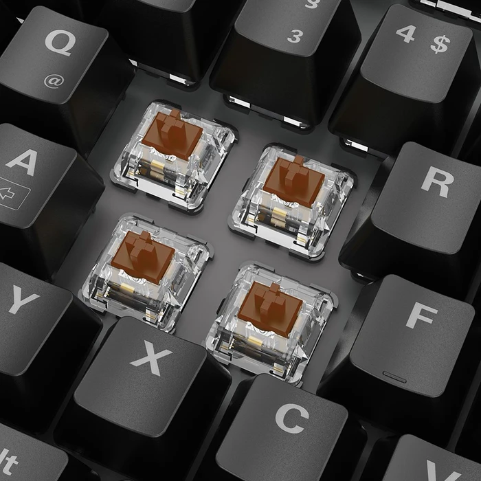 Sharkoon Skiller SGK20, LEDs RGB, Huano BROWN, USB, DE