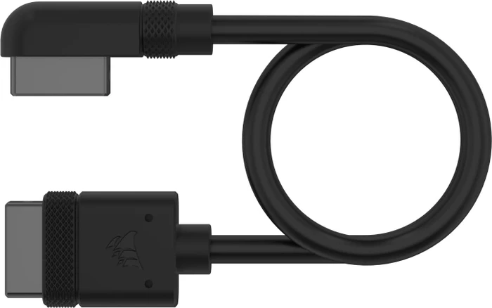 Corsair iCUE LINK Verlängerung, gewinkelt, 20cm, schwarz, 2er-Pack