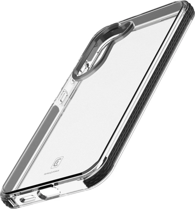 Cellularline Tetra Force Strong Guard für Samsung Galaxy A36/A56 schwarz/transparent