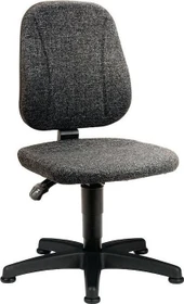 Bimos Unitec 1 Arbeitsdrehstuhl mit Gleiter, Stoff, grau