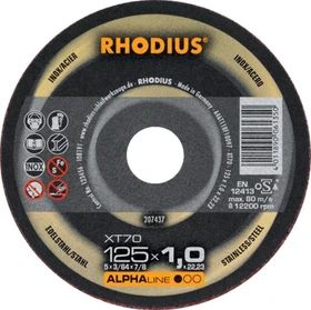 Rhodius XT70 Trennscheibe, 115x1x22.23mm, 100 Stück