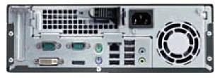 Fujitsu Esprimo C710 USFF, Pentium G850, 2GB RAM, 500GB HDD