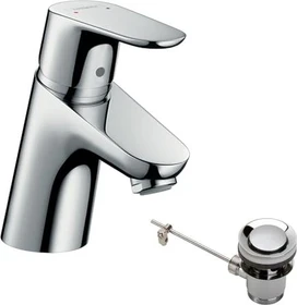 Hansgrohe Focus 70 Waschbeckenarmatur mit Ablauffernbedienung