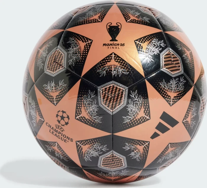 adidas UCL 2024/2025 Knockout Phase Club Fußball metallic copper/black/silver metallic