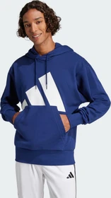 adidas Essentials Big Logo French Terry Hoodie dark blue/white (Herren)