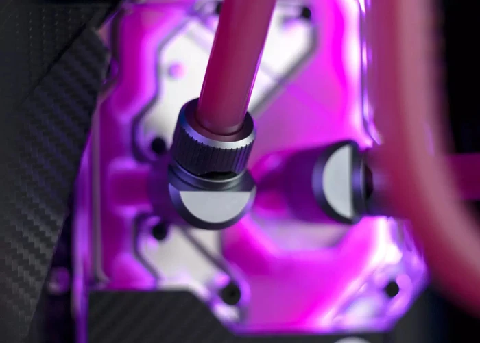 EK Water Blocks Quantum Line EK-Quantum Torque Rotary T G1/4", Satin Titanium