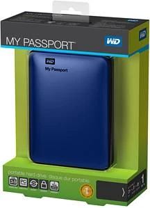 Western Digital WD My Passport blau 1TB, USB 3.0 Micro-B