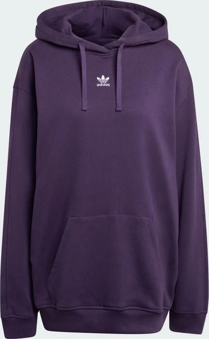 adidas Essentials Loose French Terry Hoodie aurora plum (Damen)