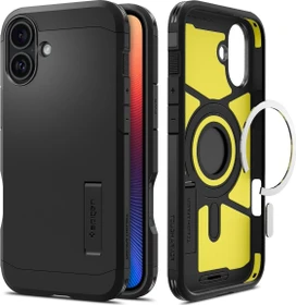 Spigen Tough Armor AI (MagFit) für Apple iPhone 16 Plus schwarz