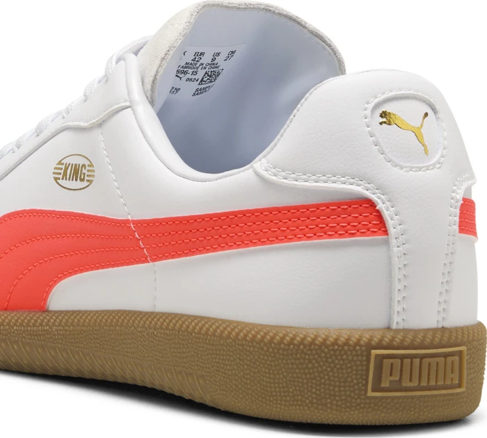 Puma King 21 IT puma white/glowing red/gum (Herren)