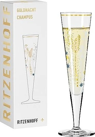 Ritzenhoff Goldnacht Champagnerglas von Concetta Lorenzo 205ml