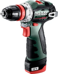 Metabo PowerMaxx BS 12 BL Q Akku-Bohrschrauber inkl. Koffer + 2 Akkus 2.0Ah
