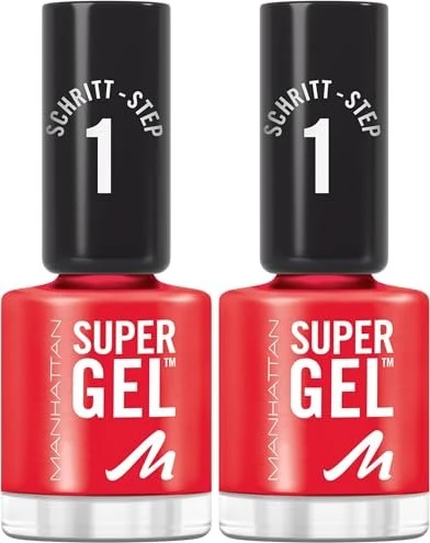 Manhattan Super Gel Nagellack 625 devious red, 12ml