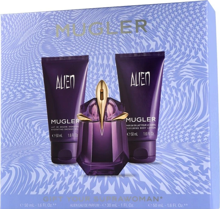 Thierry Mugler Alien EdP 30ml + Body Lotion 50ml + Duschgel 50ml Duftset
