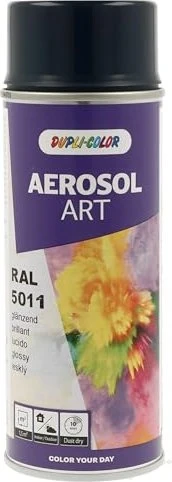 Dupli-Color Aerosol Art Acryllack-Spray RAL 5011 stahlblau glänzend, 400ml