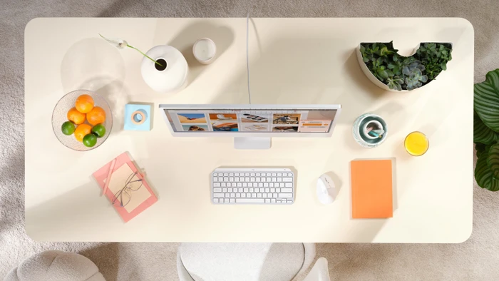 Logitech Lift for Mac Vertical Ergonomic Mouse, Off-White, Logi Bolt, USB/Bluetooth