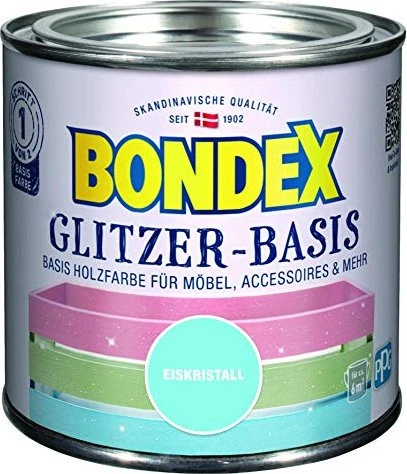 Bondex Glitzer-Basis Holzfarbe innen eiskristall, 500ml