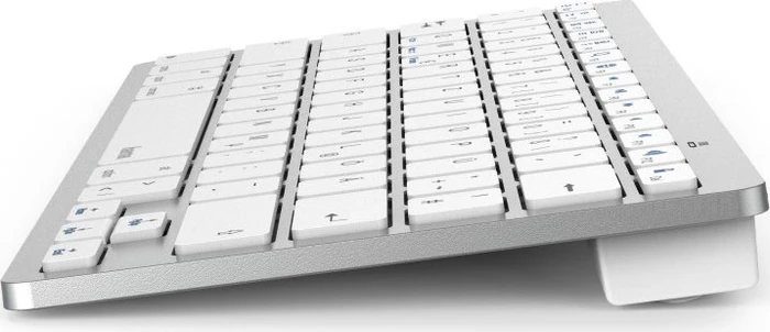 Hama KEY4ALL X510, silber, Bluetooth, DE