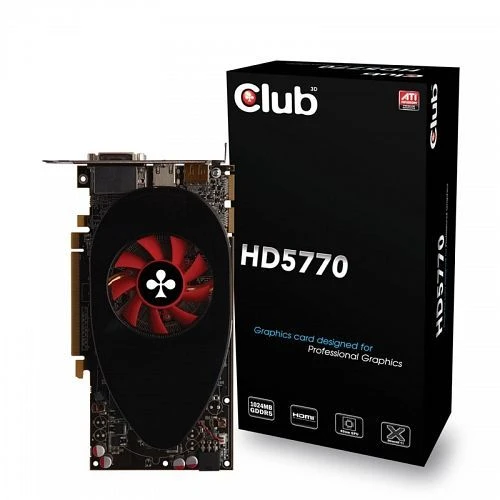 Club 3D Radeon HD 5770, 1GB GDDR5, 2x DVI, HDMI, DP