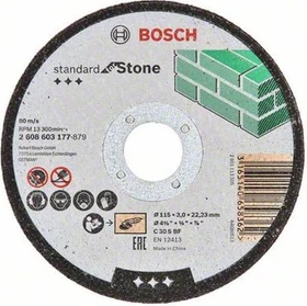 Bosch Professional C30SBF Standard for Stone Trennscheibe, 115x3x22.23mm, 1 Stück