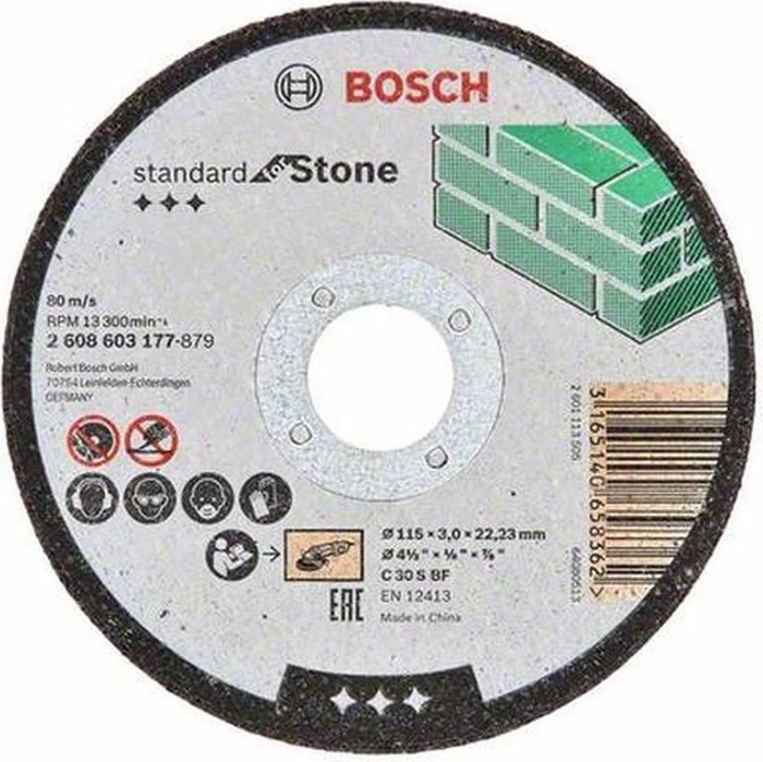 Bosch Professional C30SBF Standard for Stone Trennscheibe, 115x3x22.23mm, 1 Stück