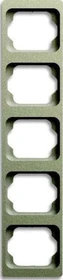 Busch-Jaeger Alpha exclusive Abdeckrahmen 5-fach Rahmen senkrecht, palladium