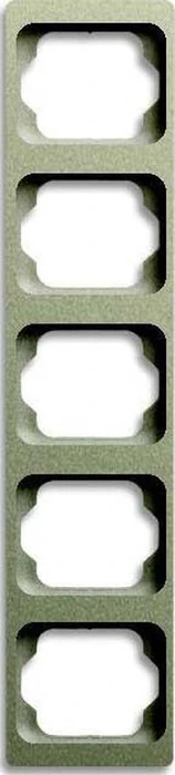 Busch-Jaeger Alpha exclusive Abdeckrahmen 5-fach Rahmen senkrecht, palladium