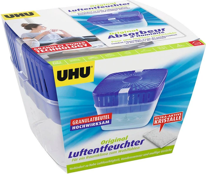 UHU airmax Original Trockenmittel-Luftentfeuchter, 450g