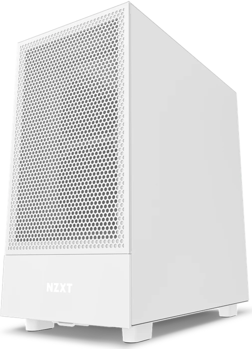 NZXT H5 Flow, weiß, Glasfenster