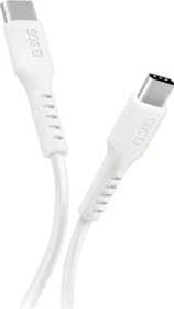 SBS Mobile Daten- und Ladekabel USB-C auf USB-C 25W 1.5m weiß