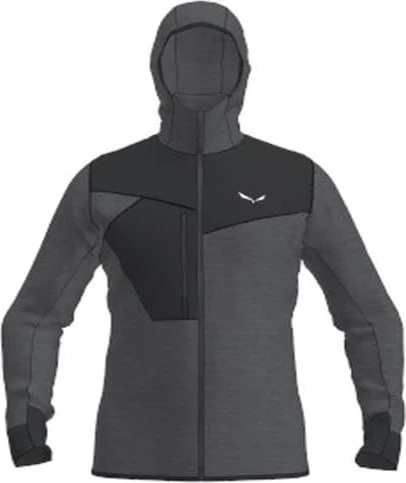 Salewa Puez 2 Dry'Ton Hooded Funktionsjacke black out melange (Herren)