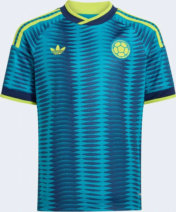adidas FIFA WM 2026 Kolumbien Auswärtstrikot kurzarm mystery petrol/team navy blue 2 (Junior)