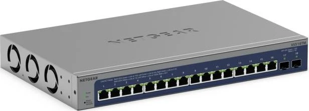 Netgear ProSAFE XS500TM Rackmount 10G Smart Switch, 16x RJ-45, 2x SFP+