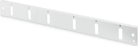 Digitus LWL/Glasfaser Spleißbox Frontblende, Schnellverschluss, grau, 6-Port, 6x SC-DX, 1HE