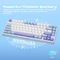Wobkey Rainy 75 Pro, blau, LEDs RGB, Kailh Cocoa, USB/Bluetooth, US Vorschaubild