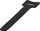 EFB Elektronik Klett-Kabelbinder, 12mm, 130mm, schwarz, 210 Stück (KB12-130B)