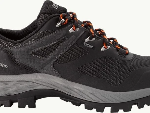 Jack Wolfskin Rebellion Guide Texapore Low schwarz/orange (Herren)